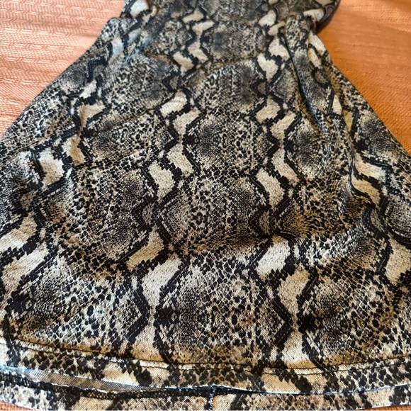 Snake Print Slip Dress - Picture 3 of 7